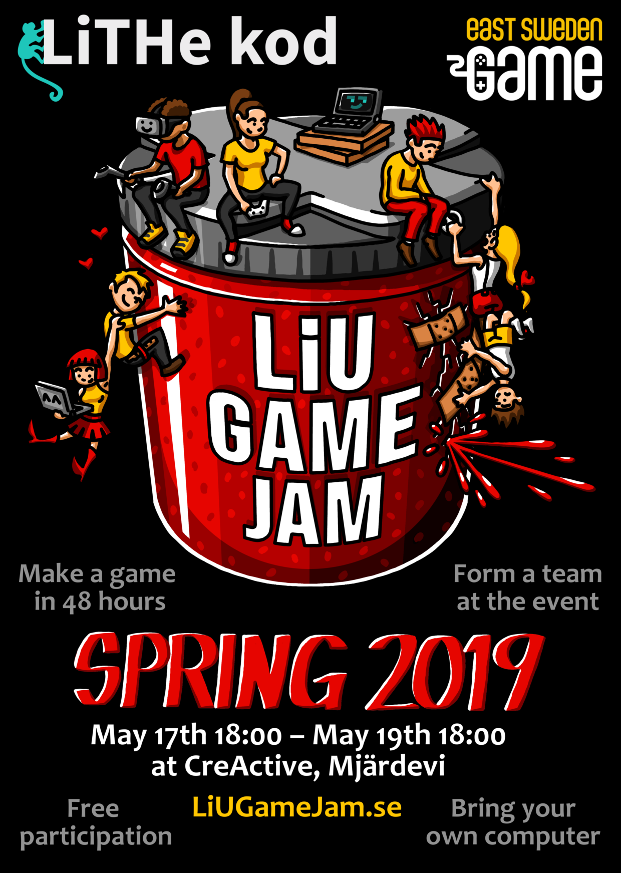 Spring Game Jam Spring Game Jam - Linköping Science Park